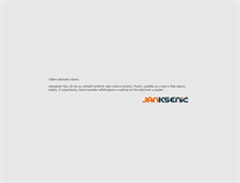 Tablet Screenshot of janksenic.eu